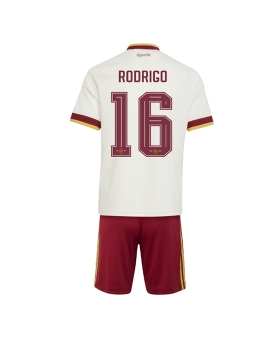 Billige Fotballdrakt Spania Rodri Hernandez #16 Replika Bortedraktsett Barn VM 2026 Kortermet (med bukser)